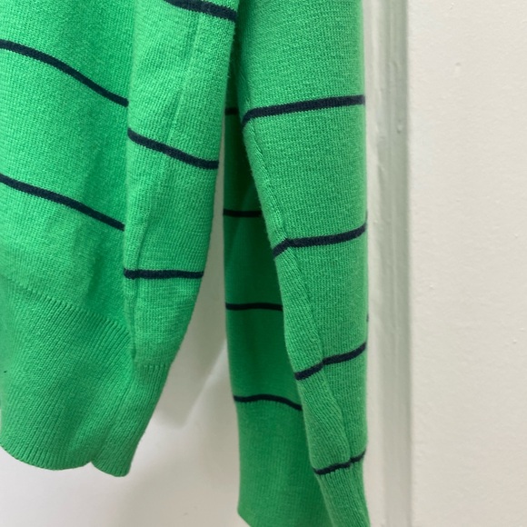 Ralph Lauren Men's Green Striped Crewneck Sweater - Picture 6 of 10